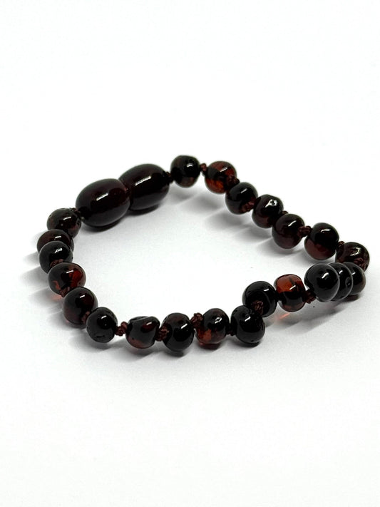 Barnsteen Armbandje - Kers (14 cm)