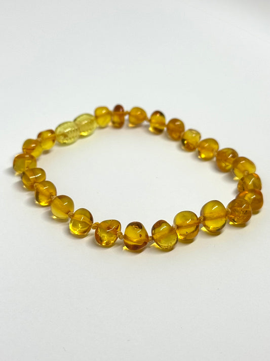 Kehribar Bileklik - Bal (20 cm)