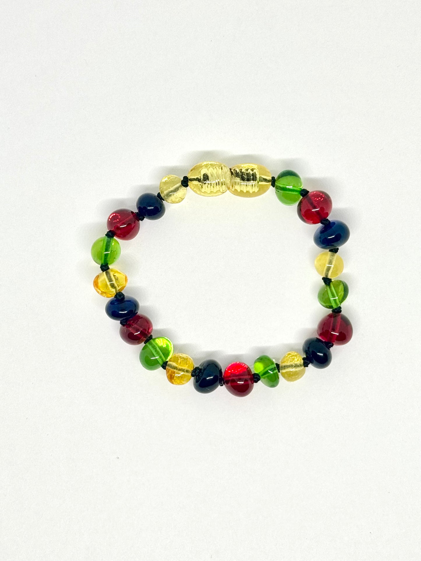 Barnsteen Armbandje - Multicolor Carribean Sapphire (14 cm)