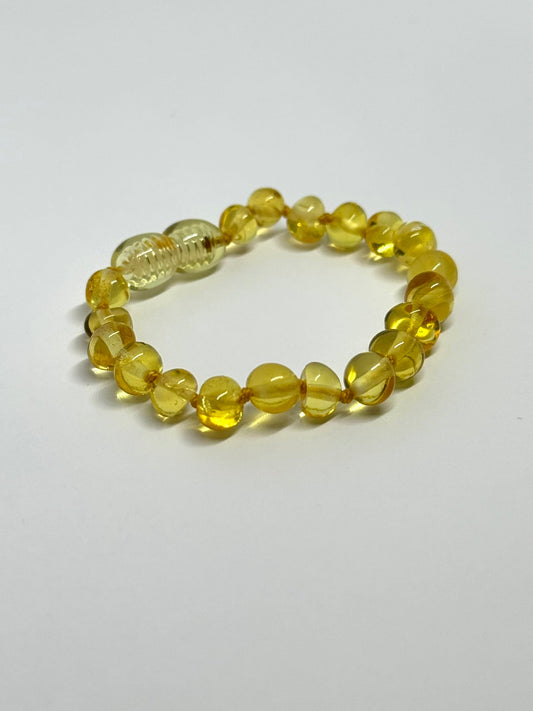 Barnsteen Armbandje - Citroen (14 cm)