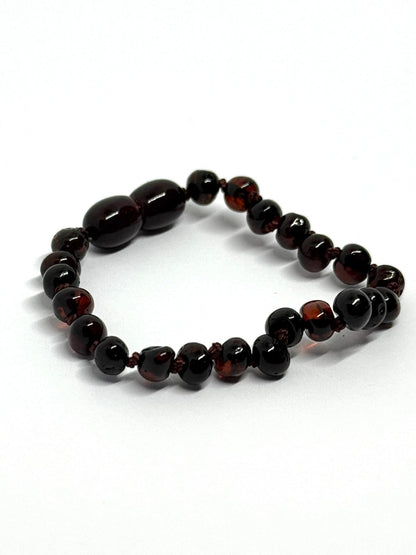 Kehribar Bileklik - Kiraz (14 cm)