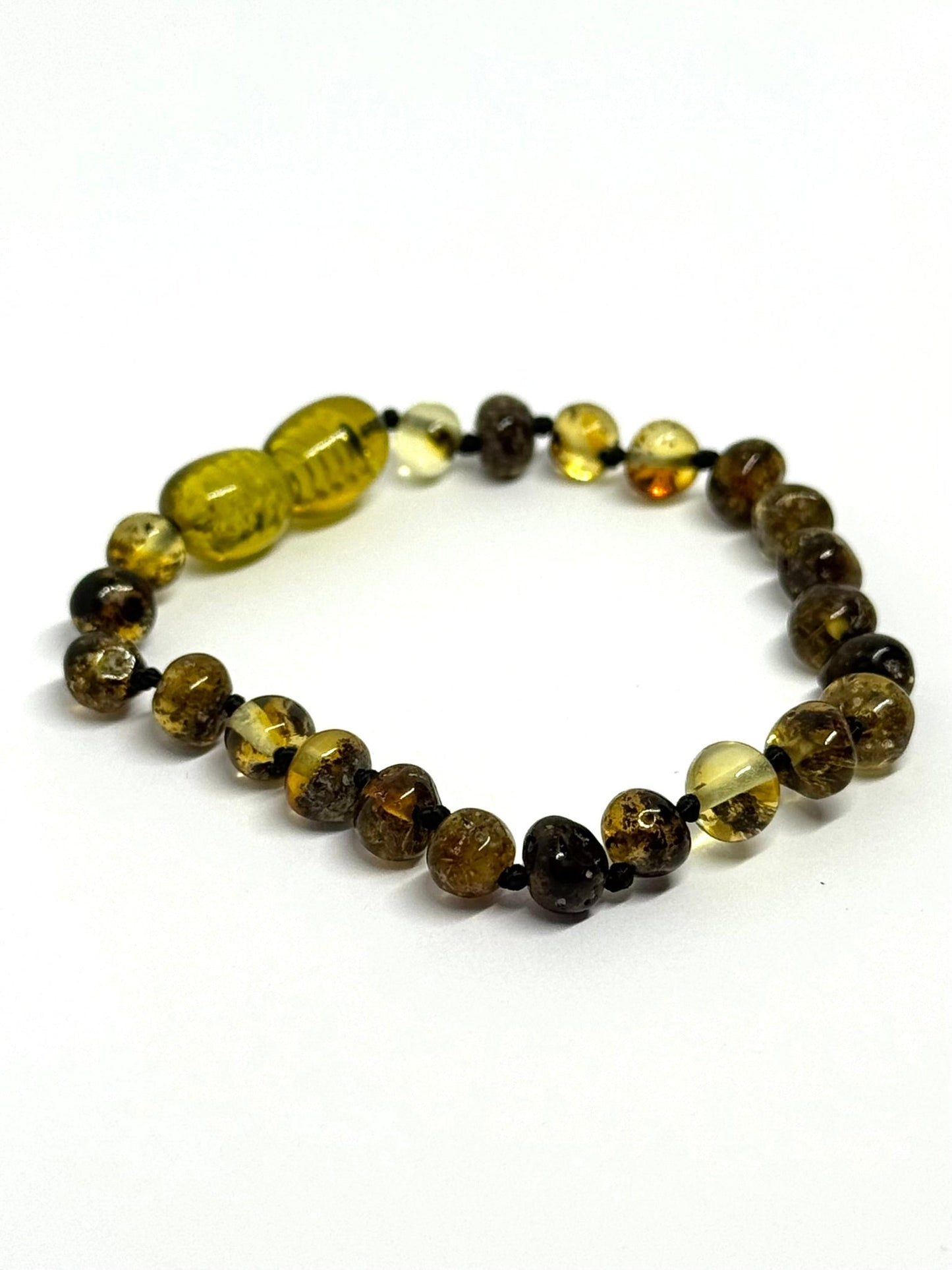 Barnsteen Armbandje - Groen (14 cm)